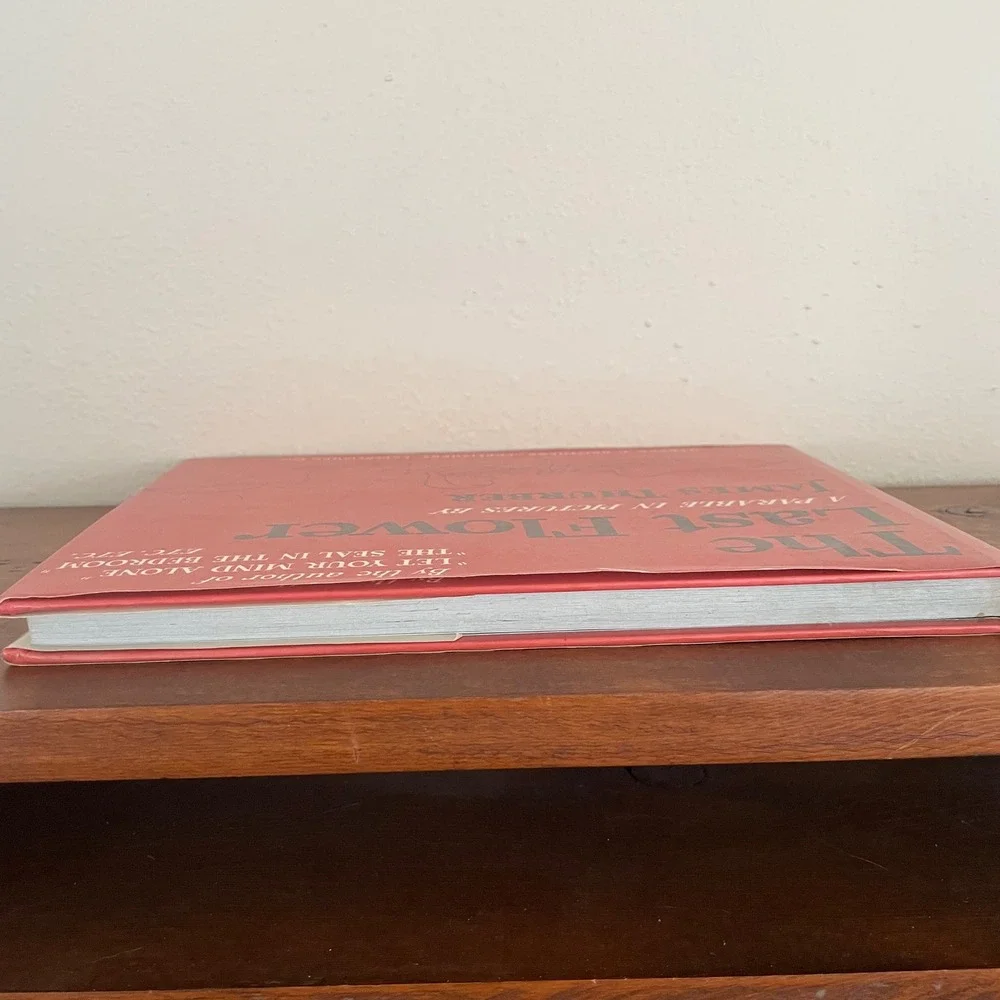 Vintage 1939 The Last Flower by James Thurber 1st edition Hardcover Book Parable
